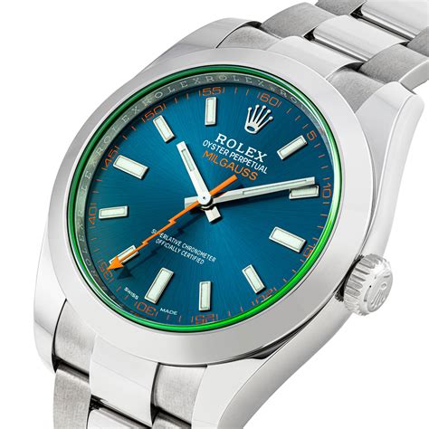 rolex milgauss blue price usa|rolex milgauss price list.